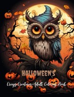 Malbuch Halloween Kreaturen, Ausmalbuch FüR Erwachsene, Gruselige Motive