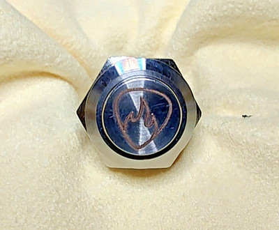 PTM Guitars Custom Engraved Kill Switch Momentary Push Button 10MM - Stainless