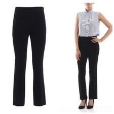 NWT Prada Bootcut Cady Trousers in Black
