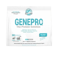 Genepro G3 Unflavored Protein Powder - 3rd Gen Whey Isolate - 128 Servings