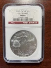 American Silver Eagle Dollar - 2003 - First Strike MS 69 NGC