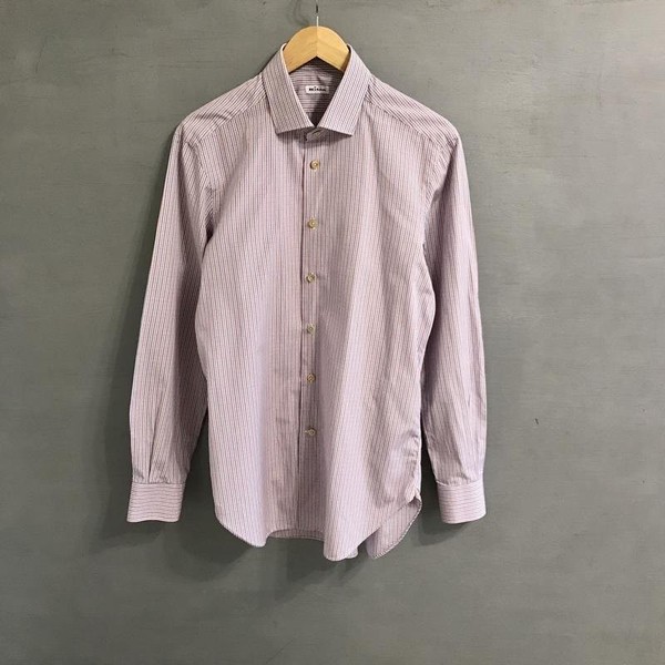 Men Kiton Shirt Multicolor Cotton 38 / M / 46