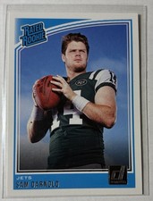 2018 Donruss #301 Sam Darnold Rated Rookie Card. rookie card picture