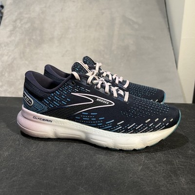 Brooks Glycerin 20 Shoes Womens Size 9 Wide Blue Running Sneakers DNA Loft