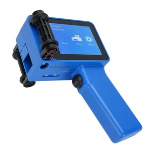 Inkjet Printer With 4.3in Screen Without Cartridge 12.7mm For Barcode Blue Spare