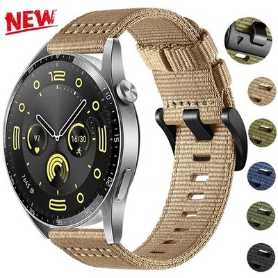 Nylon Sport Armband für Huawei Watch GT 6 5 4 3 2 2e Pro 46mm 42mm Active Runner