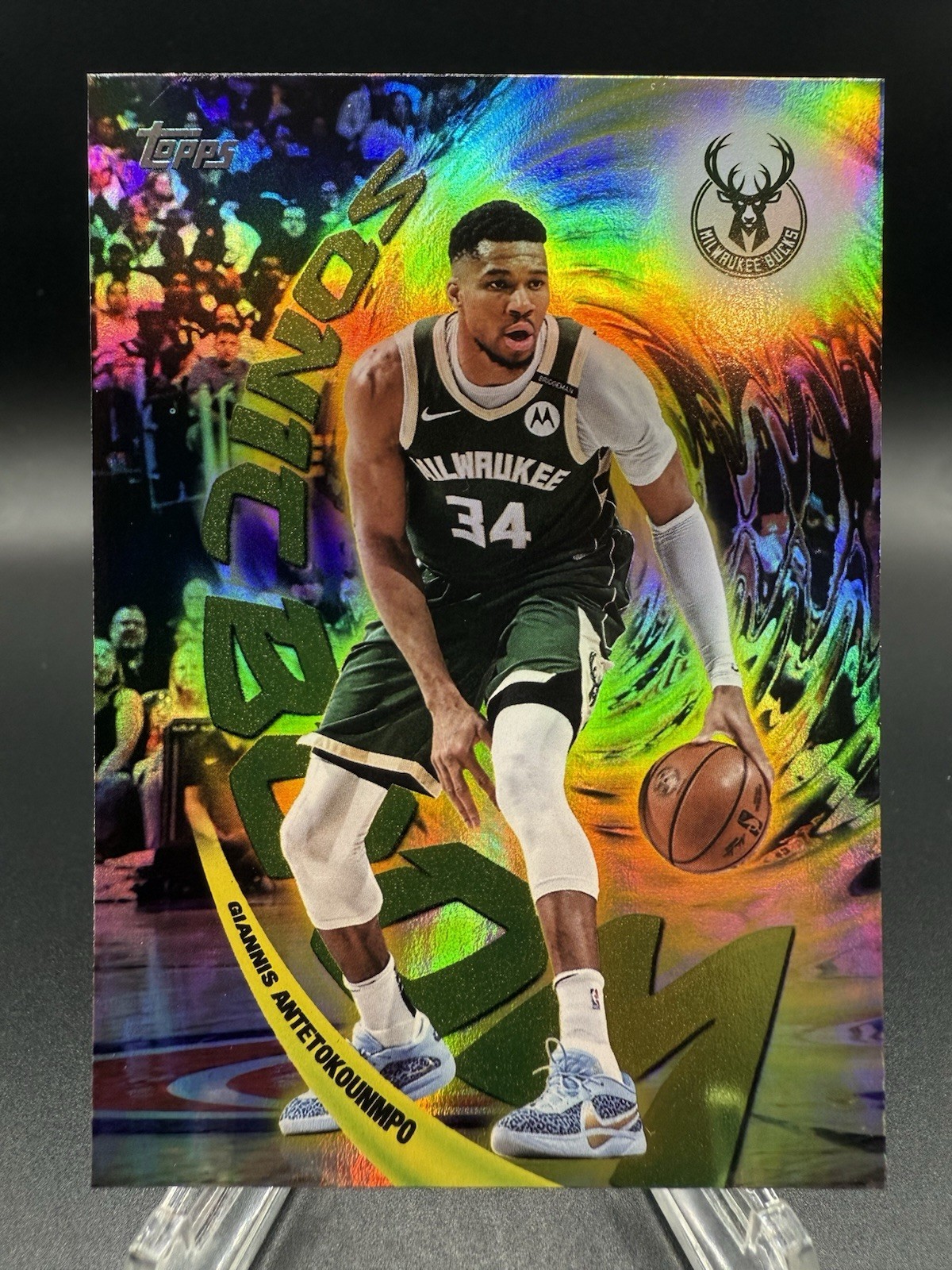 2025-26 Topps Giannis Antetokounmpo Sonic Boom SSP #SB-3 - Bucks