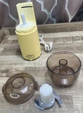 Sunbeam OSKAR JR Chopper Food Processor Grinder Model 14131 Tested Works Great