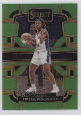 2024 Panini Select WNBA Concourse Neon Green Prizm 57/75 Crystal Dangerfield s3g