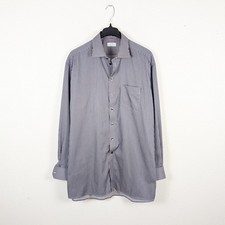 ETON Men's Classic fit Dress shirt Blue stripe cotton size 18 1/2