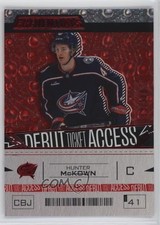 2023 Upper Deck Credentials Debut Ticket Access Red /349 Hunter McKown #123 9be