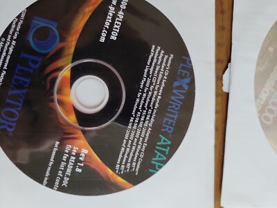PleXWriter ATAPI, Rev 1.8  CD Win95/98/2000/NT, 2001