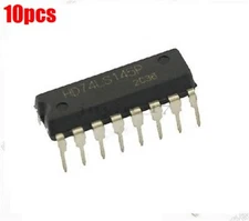 10Pcs 74LS145 DIP16 Hitachi Bcd-To-Decimal Decoders/Driver Dip DIP-16 Ic New cs