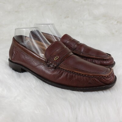 Bostonian Classic Men\'s Brown Leather Penny Loafers Size 11 Bostonian Men main image 4