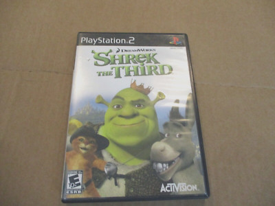 Playstaion 2 Video Game Shrek The Third w/Case & Manual Cleaned & Polished