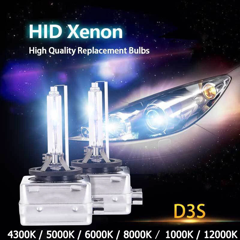 2 AMPOULES D3S 35W LAMPE REMPLACEMENT FEU XENON HID POUR AUDI 6000K 8000K FEUX - Photo 1/4