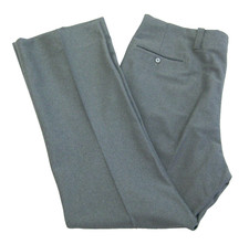 Vintage 70's ROUGH RIDER Men's Size 36x32 Gray Flat Front Slacks Chino Pants