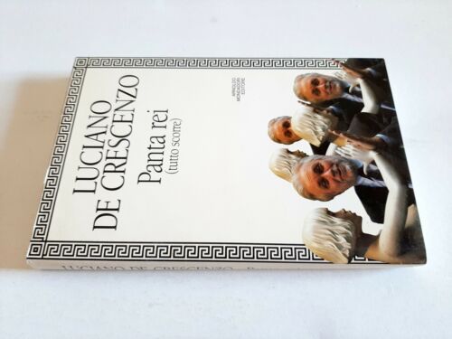 LUCIANO DE CRESCENZO - Panta rei, cartonato 1^ ed. 1994 Mondadori  ♡ OTTIMO ♡ - Picture 1 of 2