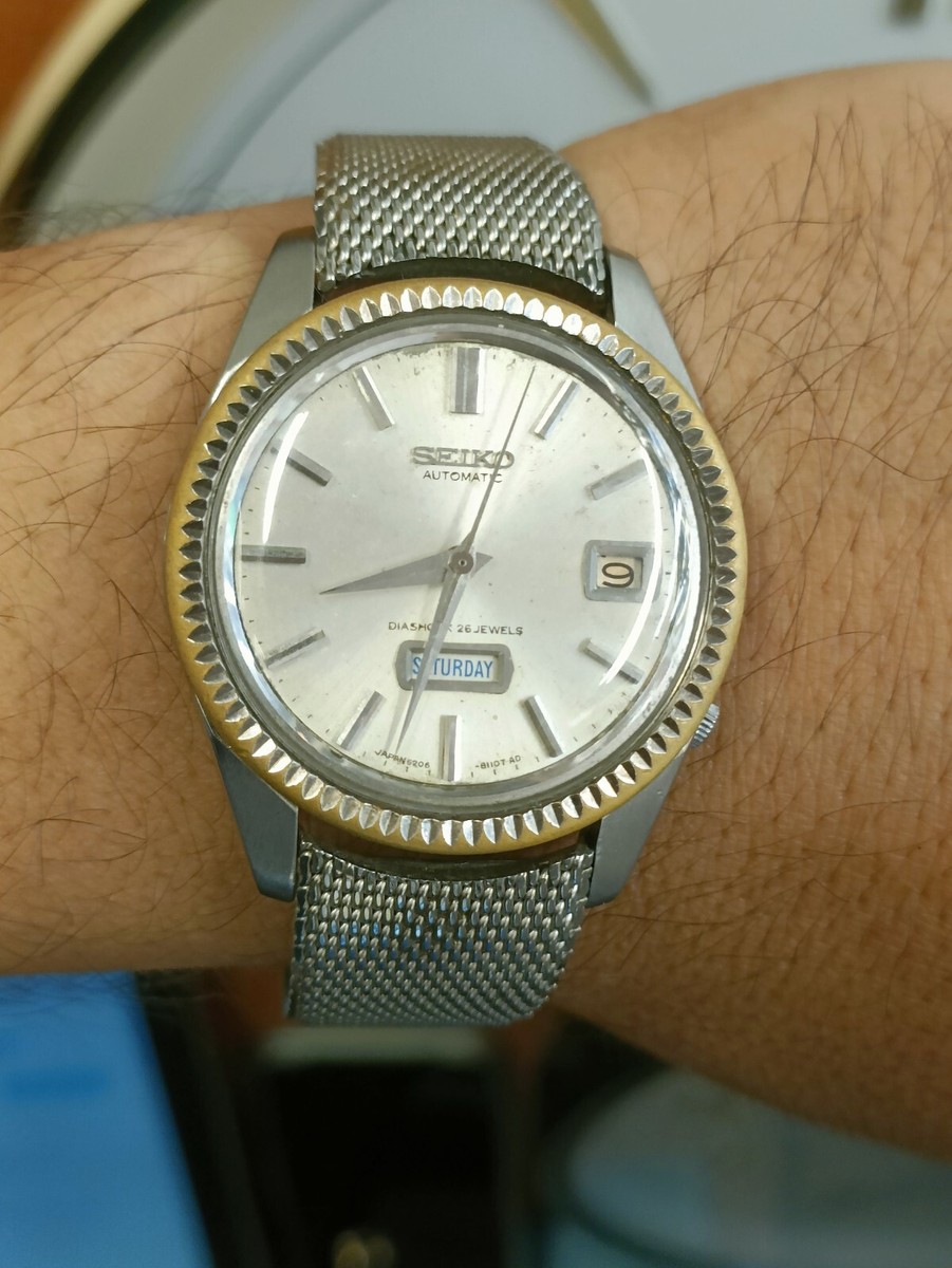 Authentic Automatic 26 Jewels 6 Hour Full Day 6206-8110