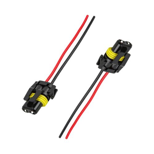 2 PCS Female Adapter Wiring Harness Socket 9005 9006 HB3 HB4 Pigtail Sockets ...