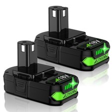2/1PACK Replacement for Ryobi 18V Lithium Battery P102 P103 P105 P107 P108 P109