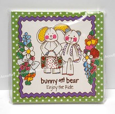 Vera Bradley Bunny and Bear Enjoy the Ride Book NWT Baby Book Board Book