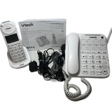 VTech - Amplified Corded/Cordless Senior Phone - Model: SN5147