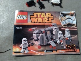 LEGO STAR WARS TROOP TRANSPORT #75078 NO FIGURES HAS MANUAL AND GUNS