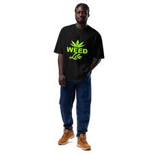 Leafy Oversized heavyweight t-shirt