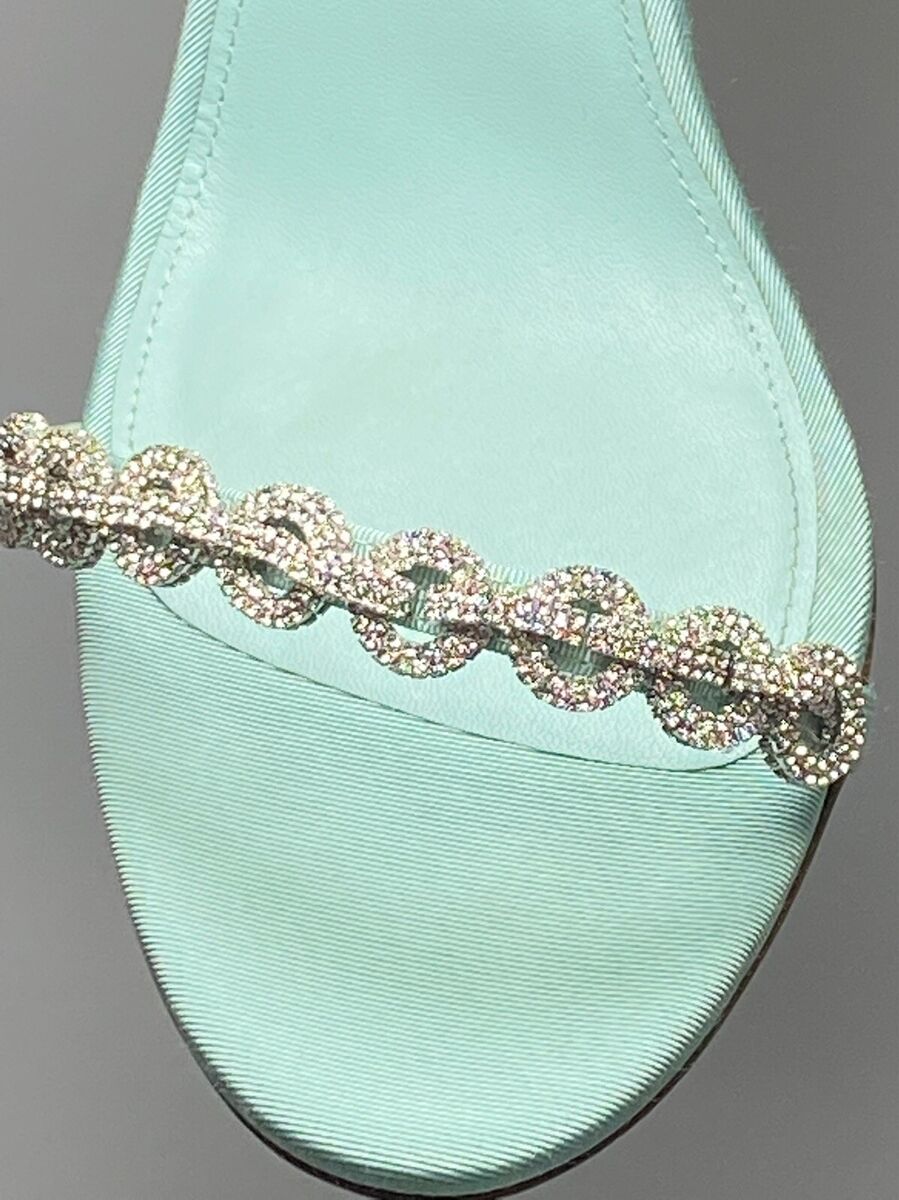 $1250 Aquazzura Love Link 105mm Embellished Sandals size 41 $1250 Aquazzura Love Link 105mm Embellished Sandals size 41