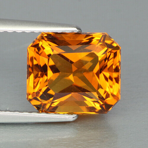 2.79 CT EARTH MINED ! ULTRA RARE MADEIRA ORANGE FANCY CITRINE FROM BRAZIL - Picture 1 of 2