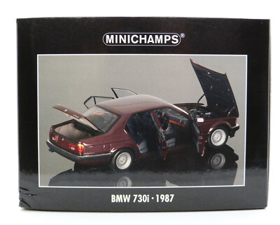 Miniature BMW 730i E32 1986 Minichamps 1/18 - Collection