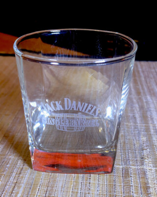 Jack Daniels Single Barrel Select Tennessee Whiskey Glass, Round Base Lowball