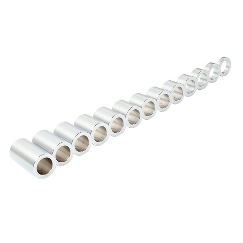 Wheel Axle Spacers ID 1" OD 1 1/2" For Harley Touring Road Glide Softail Bobber - Picture 8 of 11