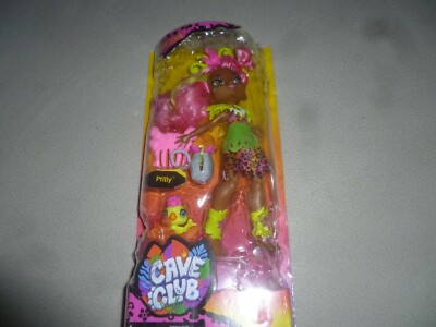 NEW IN BOX CAVE CLUB DOLL FERNESSA MATTEL PREHISTORIC PTILLY PET FASHION NIB 