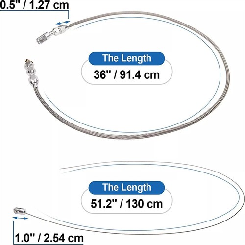 36" LS Throttle Cable For Chevrolet 1997-2007 LS1 Engine 4.8L 5.3L 5.7L 6.0L - Foto 7 di 8