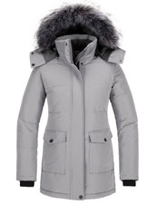 Chinmoon Womens Winter Jackets Thickened Warm Long Parka Puffer Coat For Women