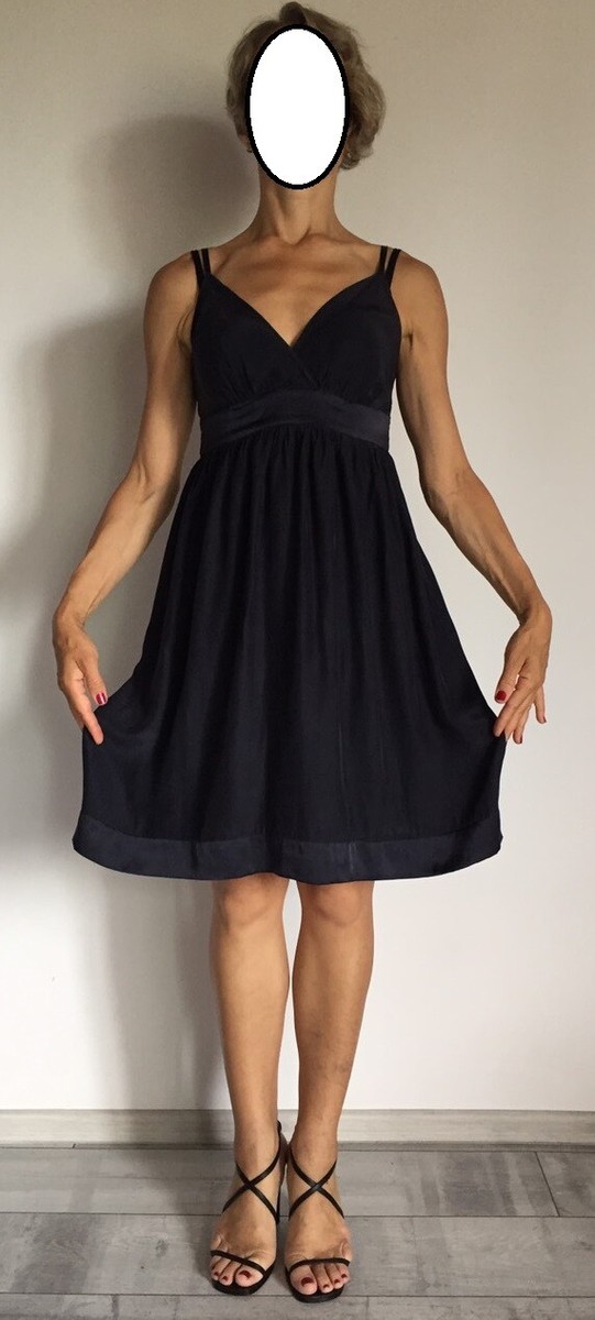 Robe En Soie Véritable Grise Queenie - Vintage, Doublée, Fabriquée En France