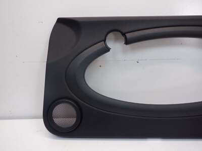 51412753297 07-15 Mini Cooper Left Front Door Trim Panel Black 