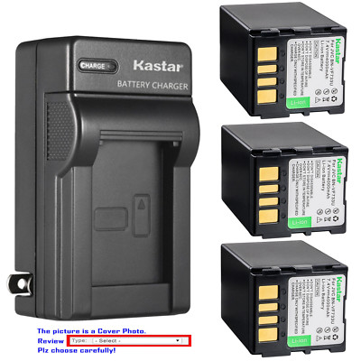 Kastar Battery Wall Charger for JVC BN-VF733 & JVC GZ-MG30EY GZ-MG30EZ GZ-MG30U