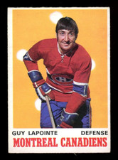 1970-71 OPC O PEE CHEE #177 GUY LAPOINTE HOF EX-NM Rookie MONTREAL CANADIENS RC