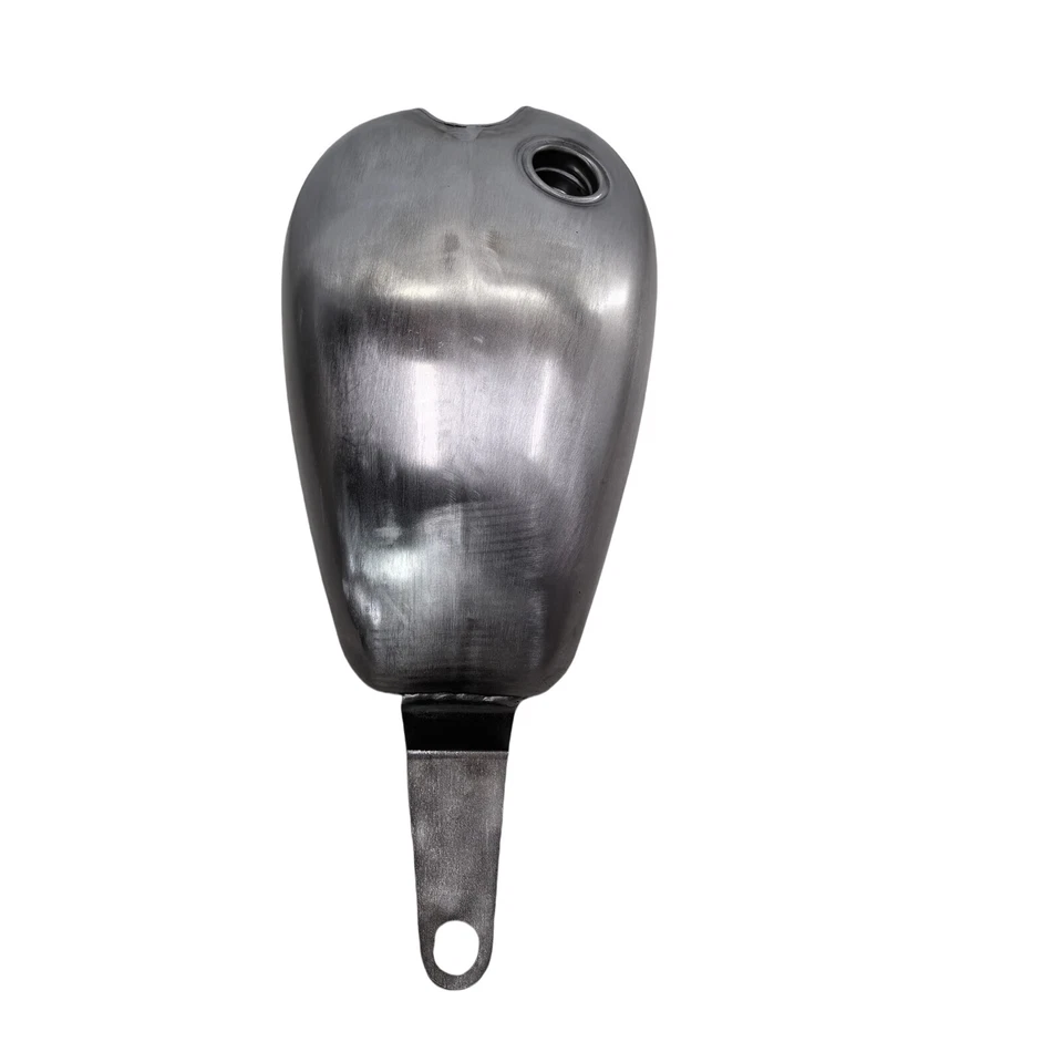 Silvery Petrol Gas Fuel Tank Oil Tank Gas Tank W/ Cap For YAMAHA SR400 SR500 Foto 3 de 4