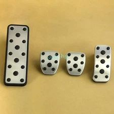 MT Footrest Clutch Brake Gas Pedal Cover For Subaru Forester Impreza XV Legacy