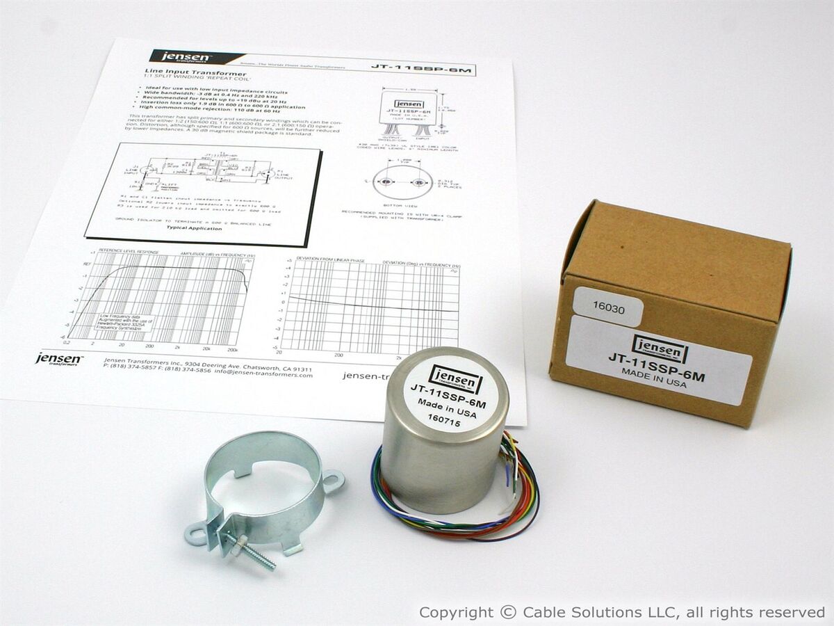Line Input Transformer-Split Winding Repeat Coil-Jensen Line Input Transformer-Split Winding Repeat Coil-Jensen