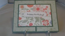 Stampin Up Card Kit Set Of 4 "Happy Birthday" cards #F2 Soft Succulent
