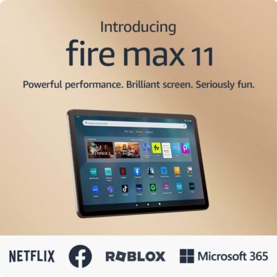New Amazon Fire Max 11 most powerful tablet 2k display 13th