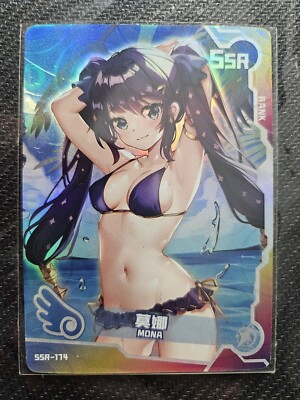 Mona Genshin Impact Art Waifu Karte (ART) 