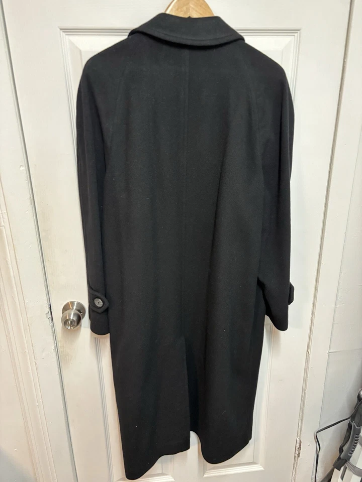 Auténtico abrigo gabardina Burberry of LONDRES pura lana virgen cachemir hombres 42us L Foto 2 de 4