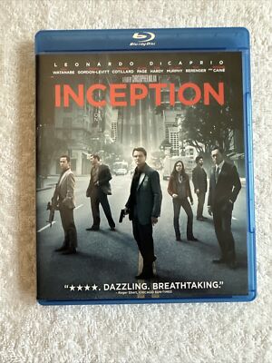 Inception Blu-ray DVD 3-Disc Set Leonardio DiCaprio Christopher Nolan 2010