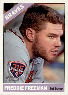 2015 Topps Heritage #200A Freddie Freeman